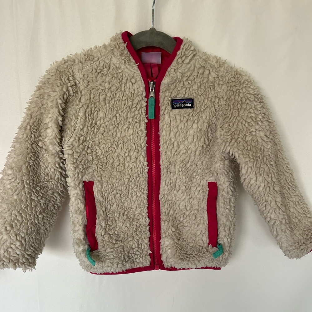 Patagonia Retro Fleece High Pile Toddler Baby 3T Jacket Zip Up
